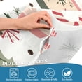 thumbnail image 5 of Yayeee Kitchen Curtains Tier Set of 2 Light Filtering 57"x24" Over Sink Window Panels, White Christmas Cups, 5 of 7