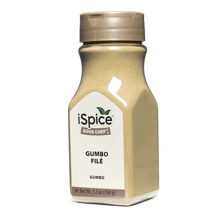 iSpice | Gumbo Filé | 5.3 oz | Mixed Spices  Seasonings | Kosher | Robust Flavor