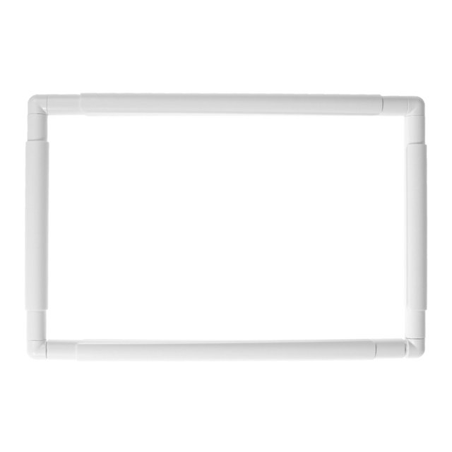 Marco Clip para Bordado Marcos Acolchar Herramientas Costura Plástico Bricolaje Color Blanco