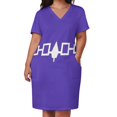 thumbnail image 2 of Vestido Hiawatha con bolsillos para mujer, traje con cinturón., 2 of 6