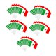 thumbnail image 1 of 50 piezas de banderas de mano decorativas, banderas impresas a una sola cara en palo, banderas pequeñas para mexicano, 1 of 8