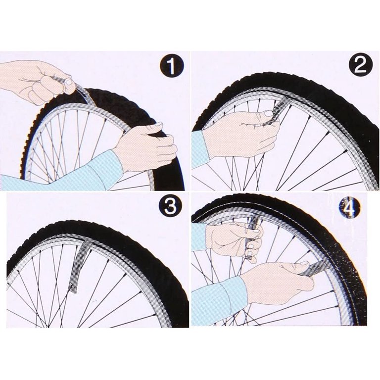 SIISLL Bicycle Tire Lever, Stainless Steel Tire Spoon, Lightweight - Main Image