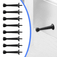 thumbnail image 2 of WellMade 3" Door Stopper, 8-Pack Heavy Duty Solid Rigid Door Stops, Matte Black, 2 of 6