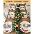 thumbnail image 4 of 15 Inch Round Placemats Set of 4, Valentine's Day Non Slip Heat Insulation PP Table Mats, Red Loves Truck Romantic Buffalo Plaid Beige Washable Place Mats for Kitchen Dining Party Table Decor, 4 of 7
