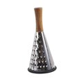 thumbnail image 1 of Rallador de cocina de acero inoxidable en forma de cono, cortador de queso manual vertical Altura 24CM, 1 of 9
