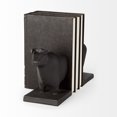 thumbnail image 4 of Black Cast Aluminum Bull Bookends, 4 of 6