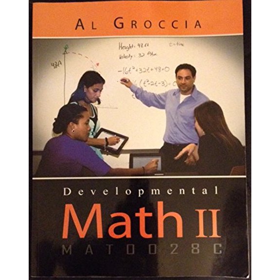 Pre-Owned Developmental Math Ii, 9781607973850, 1607973855, Paperback,