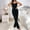 Black, variant on iHPH7 Pajamas for Women Cami and Pants Set Lace Trim V Neck Sleepwear Pajama Sets Polka Dot Loungewear Comfy Pjs Nightwear Outfit Black L