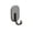 A002- Black, variant on Magnetic Refrigerator Hook, Strong Adhesion No Drill Beige Single Hook For Kitchen, 1 Piece