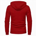 thumbnail image 5 of NOLDARES Kids Zip Up Hoodie School Uniform Boys Girls Zipper Sweatshirt Oversized Y2K Fall Hooded Jackets Preppy Clothes(M115-Red), 5 of 5