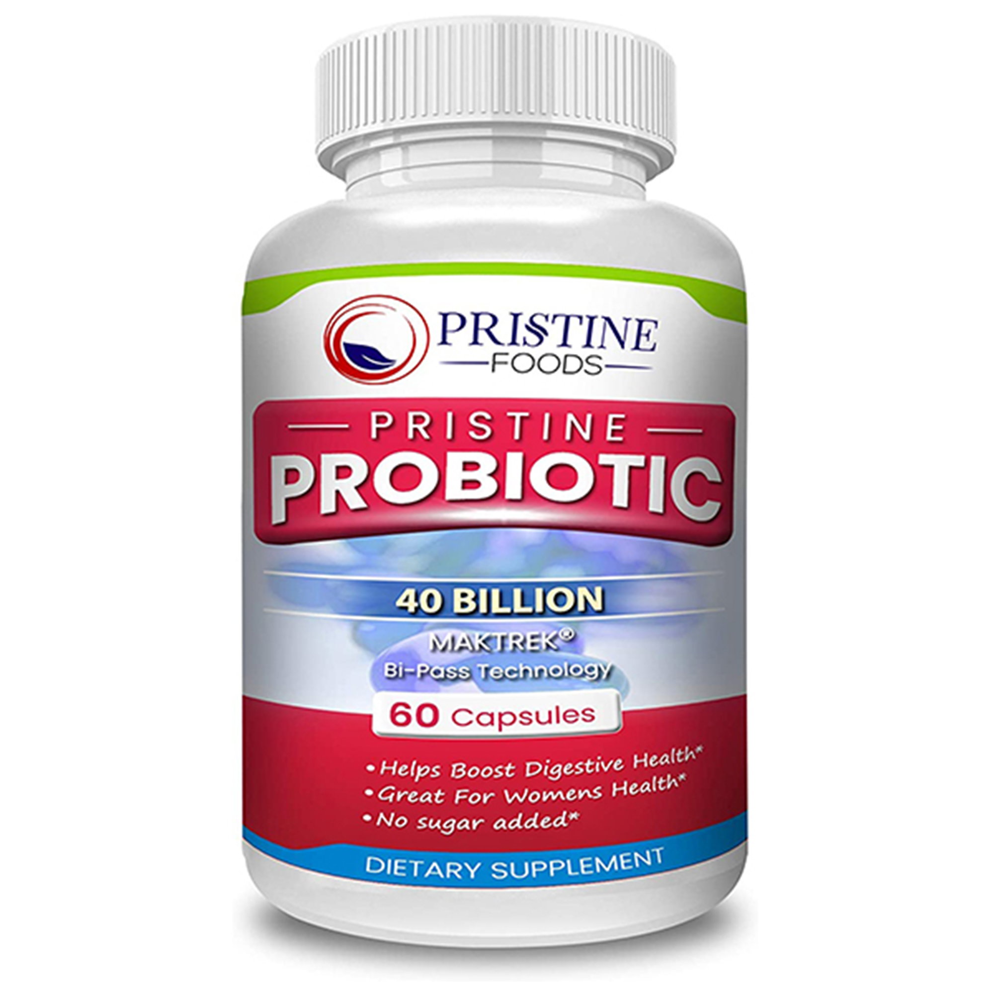 Pristine Foods Probiotics 40 Billion CFU High Potency Organic Probiotic