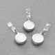 thumbnail image 3 of Porta credencial retráctil de 3 piezas, resistente, plateado, con clip de carrete para hombres, mujeres, enfermeros y oficiales., 3 of 5