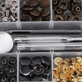 thumbnail image 2 of Rust Resistant Popper Fasteners, Button Fasteners, Luggage For Clothes Bags Jackets Coats Leather Jeans, 2 of 8