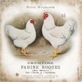 thumbnail image 2 of Babbitt, Gwendolyn 15x15 Gold Ornate Wood Framed with Double Matting Museum Art Print Titled - Chicken Pair I, 2 of 4