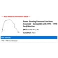 thumbnail image 2 of Power Steering Pressure Line Hose Assembly - Compatible with 1996 - 1998 Ford Windstar 1997, 2 of 2