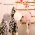 thumbnail image 3 of Christmas Fluffy Ball Hanging Pendant Party  Tree Window Ornament Decoration, 3 of 9