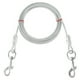 thumbnail image 1 of Suministros Para Perros, Cable De Amarre Para Perros Correa Para Mascotas De Alambre De Acero Galvanizado De 3/5 M Con Revestimiento De Pvc Línea De Cables Para Perros Con Gancho Giratorio De 360 ​​° Muyoka Hogar, 1 of 6