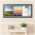 thumbnail image 2 of ArtToFrames Collage Photo Picture Frame with 3 - 14x17 Openings, Framed in Black with Nile Green and Black Mats (CDM-3926-65), 2 of 8
