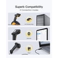 thumbnail image 4 of Escáner de código de barras Bluetooth Inateck P8 2D 1D inalámbrico, 4 of 9