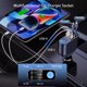 thumbnail image 5 of Cargador de coche OHLPRO 5 en 1 retráctil de 168 W con doble cable USB C, 5 of 8