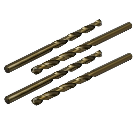 5.6mm Drilling Dia Straight Round Shank HSS Cobalt Metric Twist Drill Bit 4pcs