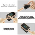 thumbnail image 7 of Fingertip Pulse Oximeter for Oxygen Level and Pulse Rate, Batteries and Lanyard Included - Black/Rose Gold, 7 of 7