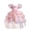 Red, variant on Girls' Dresses Short Sleeve Puffy Tiered Cake Gown With Long Train For Birthday Party,3-4 Years