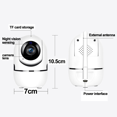thumbnail image 2 of Cámaras de seguridad para el hogar con visión nocturna HD de 1080P, monitoreo remoto con tecnología a todo color, rotación flexible para una mejor vigilancia, intercomunicador de voz bidireccional, 2 of 5