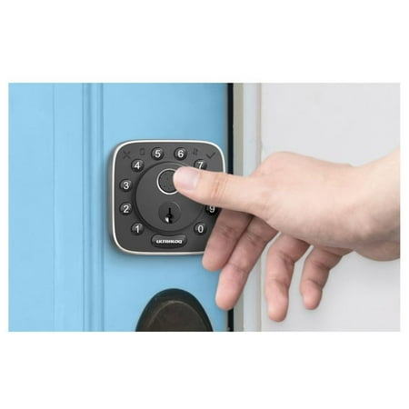 Ultraloq - Bolt Fingerprint WiFi Smart Lock (Apple Home) - Black