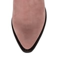 thumbnail image 4 of Jeffrey Campbell Calvera Pink Suede Pointed Western Angled Heel Knee High Boot (Pink Suede, 9.5), 4 of 4