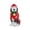 J, variant on ANMUYUM Light Up Christmas Sheepdog Statue, Resin Dog Figurine in Red Sweater Winter Hat, LED Lit Festive Ornament for Indoor Outdoor Porch Yard Holiday Decor(J 7.87in)