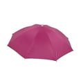 thumbnail image 4 of Sombrero paraguas manos libres de 52 cm de diámetro, plegable, ideal para golf, senderismo y otras actividades al aire libre. Rosa rojo, 4 of 9