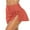 Light Red, variant on Women's Split Swim Skirt High Waisted Ruched Drawstring Swimuit Bottom with Built-in Panty
