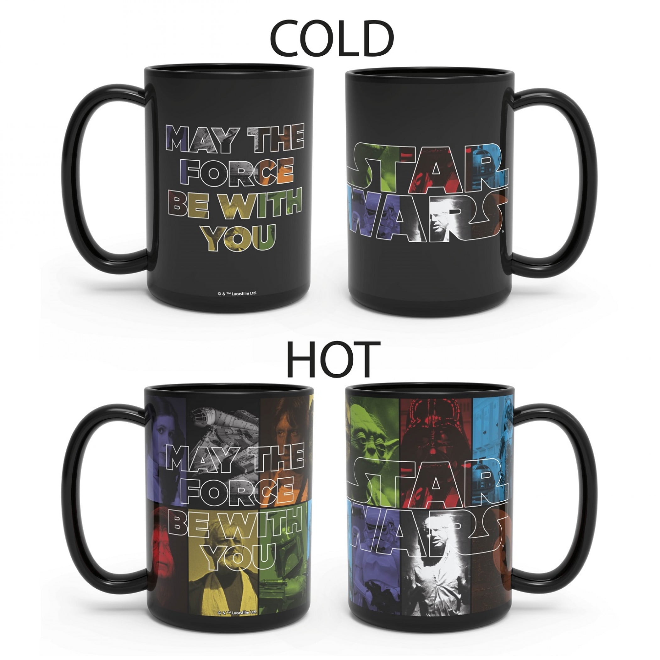 Star Wars Rogue One Pao & Bistan Ceramic Mug - 11oz / 312ml (Multi-Color) 3 thumbnail image