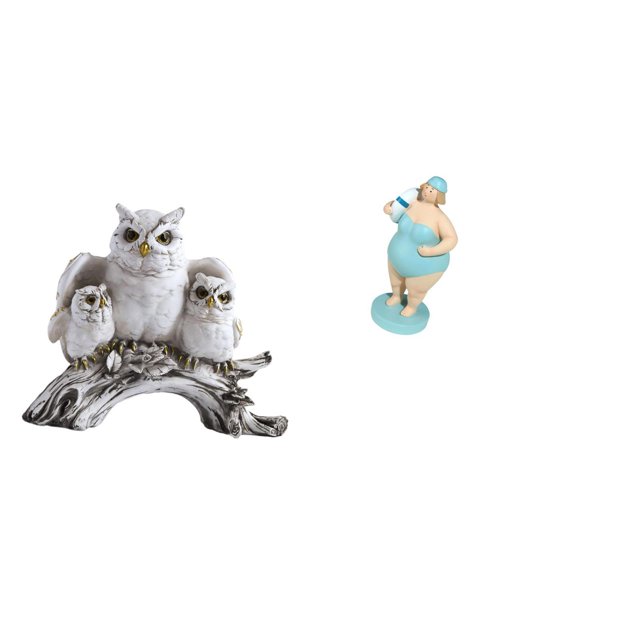 Figuras de búho,Figuras de búho,animales artificiales,artesanías,decoración del hogar,Figura de dama en traje de baño,Figura de dama en traje de baño para decoración de mesa,Escultura de