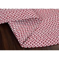 thumbnail image 3 of Tri-Color Farmhouse Braided Rug - Cotton Buffalo Check Red,White,Gray 3' X 5' Oval, 3 of 3