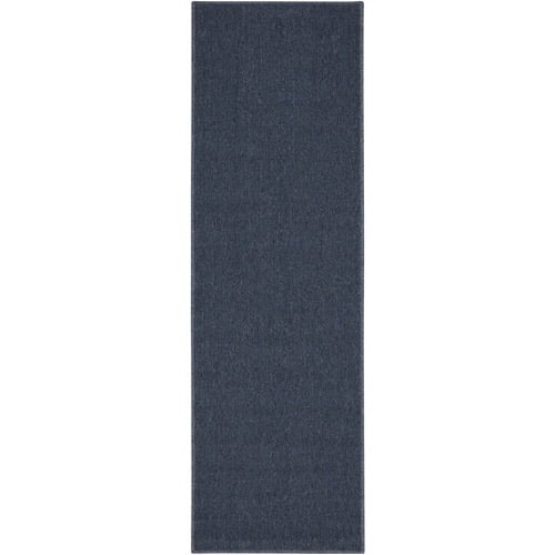 Mainstays Titan Runner Rug, Blue, 22.5" x 72".