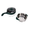 thumbnail image 1 of Electric Hot Pot, 100W 2L Portable Stainless Steel Food Steamer Non Stick Easy To Clean Multifunctional Cooking Pot With Boil Dry Protection For Noodles, Eggs, Dumplings, Soup,, 1 of 8