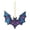 A, variant on Binwennn Cute Pendant Jewelry Cute Bat Acrylic Flat Pendant 2D Room Decoration Mini Decoration Pendant Party Supplies Cookie Christmas Ornament 12 Days of Christmas Vintage Stained Glass Window