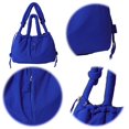 thumbnail image 4 of Moontgen Puffer Tote Bag for Women Adjustable Strap Hobo Bag Nylon Backpack ( Blue), 4 of 9