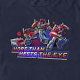 thumbnail image 2 of Men's Transformers: EarthSpark Optimus More Than Meets the Eye Graphic Tee Navy Blue 3X Large, 2 of 5