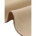 thumbnail image 5 of Falda elegante midi de línea A con cremallera lateral y cintura alta para mujer INSPIRE CHIC, talla S, color caqui, 5 of 5