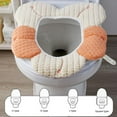 thumbnail image 4 of Toilet Cover,Toilet Seat Easy To Install New Water Proof Warm Home Winter Thickened Toilet Seat Toilet Seat Cushion, 4 of 8