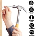 thumbnail image 4 of Pack of 100 Double Head Nails Double Head Baseboard Nails Seamless Baseboard Line with Nail Specific Socket Tool Special Hidden Nails for Furniture Maintenance, 4 of 5