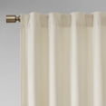 thumbnail image 5 of 510 Design Colt 2-Piece Room Darkening Poly Velvet Rod Pocket/Back Tab Curtain Panel Pair in Ivory, 37"x95", 5 of 9