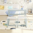 thumbnail image 2 of Max & Finn Signy Kids Table and 2 Chairs Set with Adjustable Heights, Cloud Blue/White, 2 of 22
