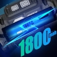 thumbnail image 4 of Linterna de cabeza de carga tipo C 1800mAh Mini luz de trabajo (azul W6104A), 4 of 6