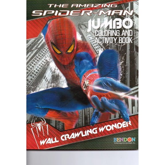 Pre-Owned The Amazing Spider-Man Jumbo Coloring & Activity Book ~ Wall Crawling Wonder, 9781614056249, 1614056242, Paperback,