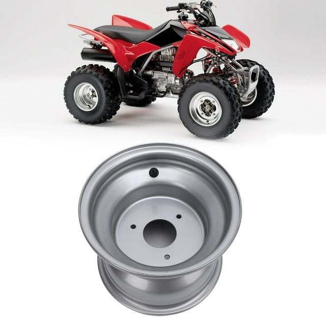 8 Inch ATV Wheel Rim, Premium Aluminum Alloy, Off Road Rim for ATVs, Go Karts, 3 Lugs Design, 78mm Hole Distance Crafted for Adventure with Confidence