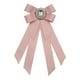 thumbnail image 4 of Broche de lazo preatado para mujer, broche de lazo, jabot de moda para mujer Rosa, 4 of 9